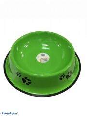 ALLY PAWS RENKLİ PATİ DESENLİ ÇELİK MAMA KABI 34CM 96 ÖZ