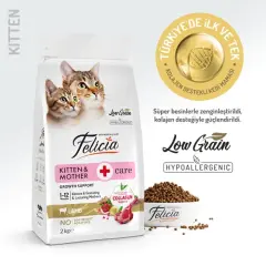 Felicia Az Tahıllı Kuzu Etli Yavru HypoAllergenic Kedi Maması 2 Kg
