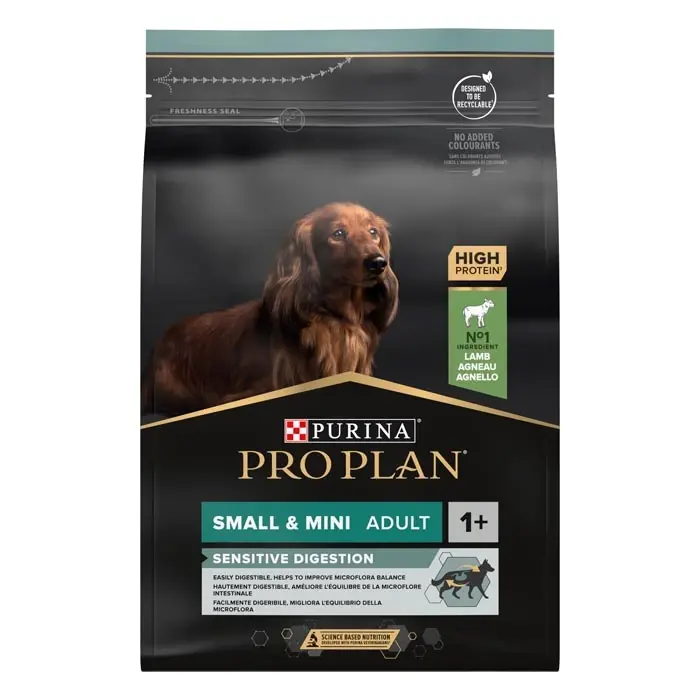 Pro Plan Hassas Sindirime Sahip Küçük Irk Yetişkin Köpekler İçin Kuzu Etli Mama 3 Kg