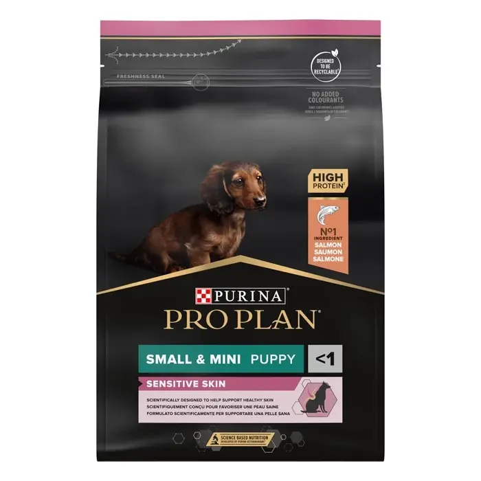 Pro Plan Küçük Irk Hassas Deriye Sahip Yavru Köpekler İçin Somonlu Köpek Maması 3 Kg