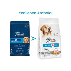 Felicia Az Tahıllı Yetişkin Somonlu Medium Large Breed HypoAllergenic Köpek Maması 3 Kg