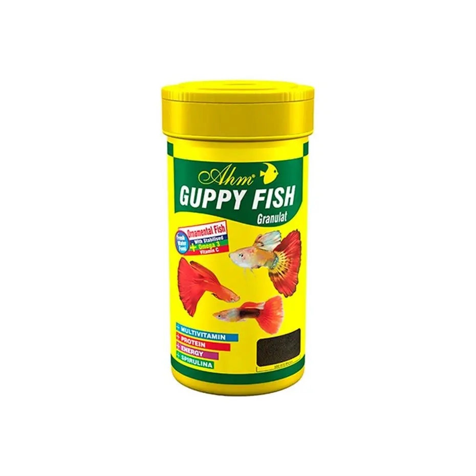 Ahm Marin Guppy Granul Food Lepistes Yemi 250 Ml