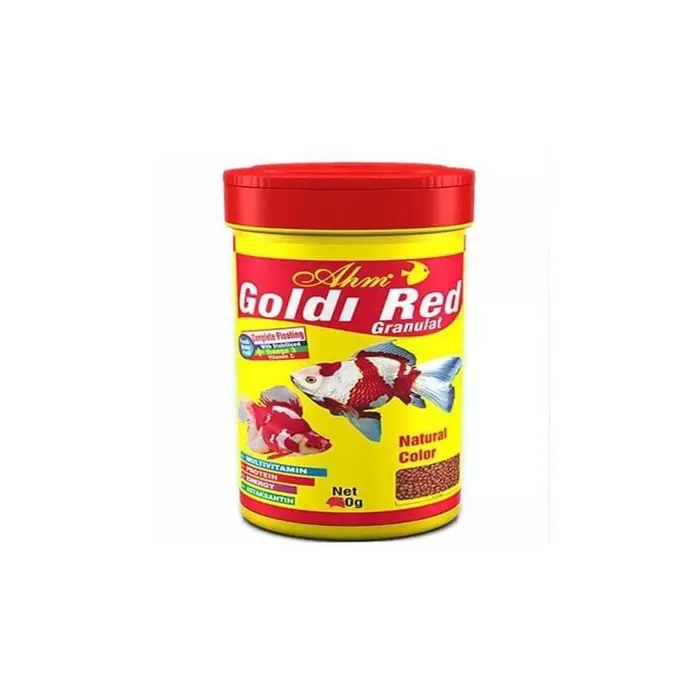 Ahm Goldi Red Granül Japon Balık Yemi 250ml