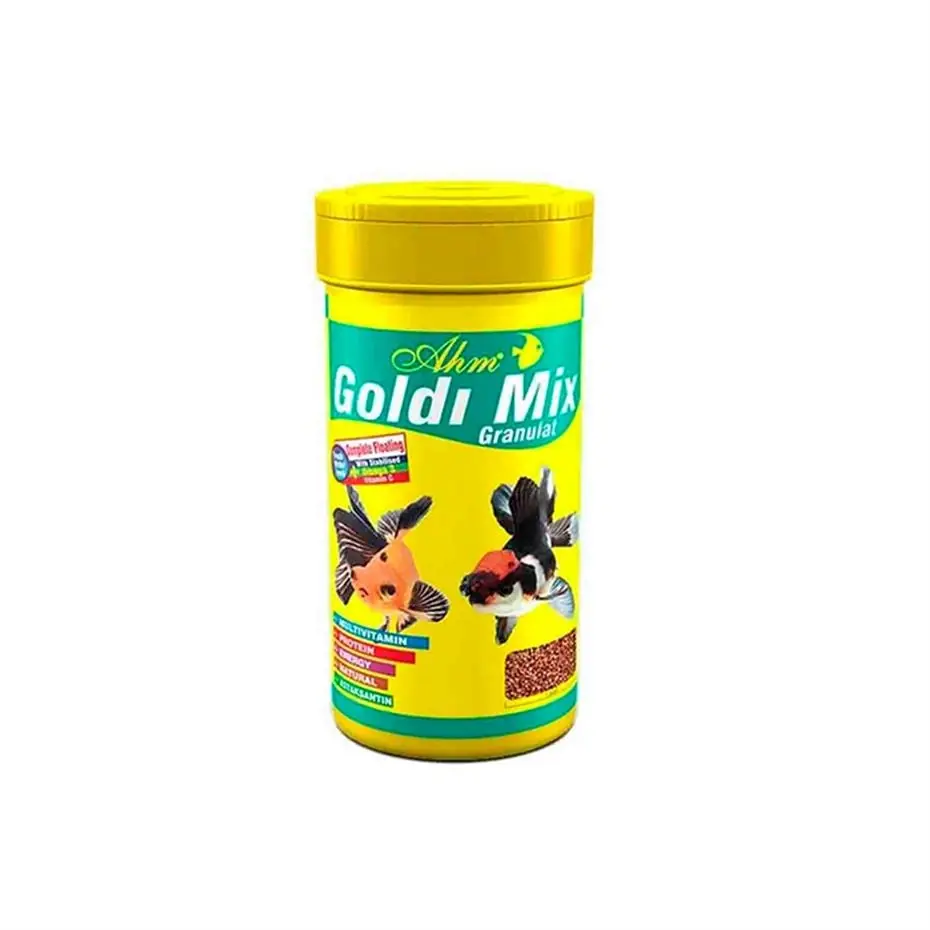 Ahm Goldi Mix Granulat Balık Yemi 250ml