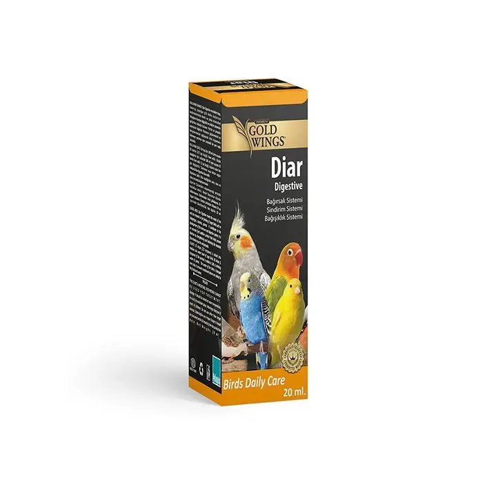 Gold Wings Diar Kuşlar için Sindirim Sistemi Destekleyici 20ml