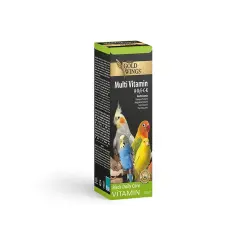 Gold Wings Kuşlar için Tüy Oluşumunu Destekleyici Sıvı Multi-Vitamin 20ml