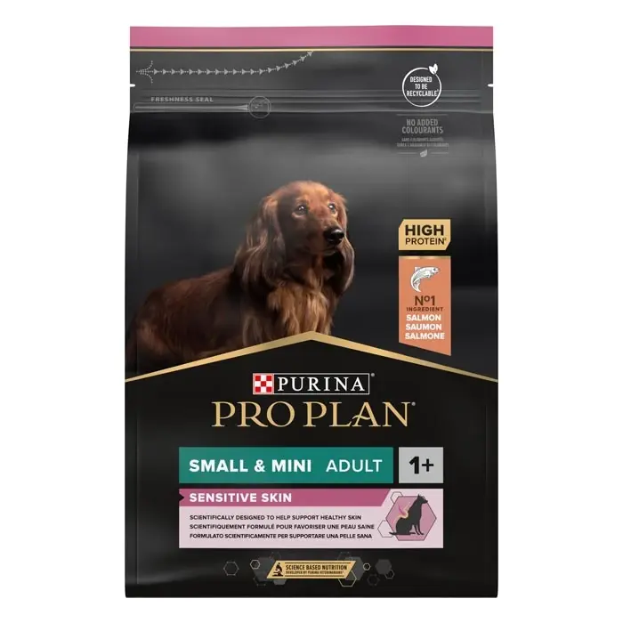 Pro Plan Küçük Irk Hassas Deriye Sahip Somonlu Yetişkin Köpek Maması 3 Kg