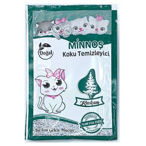 Minnoş Kızılçam Kedi Kumu Koku Giderici 25 Gr