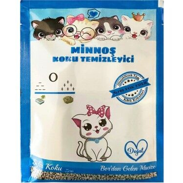 Minnoş Kedi Kumu Koku Temizleyici Sıfır Koku 25 gr