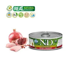 N&D Tavuk Nar Tahılsız Kedi Konservesi 70g