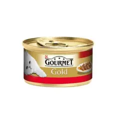 Purina Gourmet Gold Sığır Parça Etli Yaş Kedi Maması 85 gr