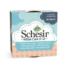 Schesir Kitten Ton Balıklı Aloe Yavru Kedi Konservesi 85 Gr