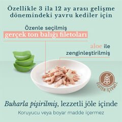 Schesir Kitten Ton Balıklı Aloe Yavru Kedi Konservesi 85 Gr