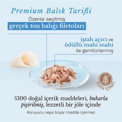 Schesir Jelly Ton Balıklı ve Lambukalı (Mahi Mahi) Kedi Konservesi 85 Gr