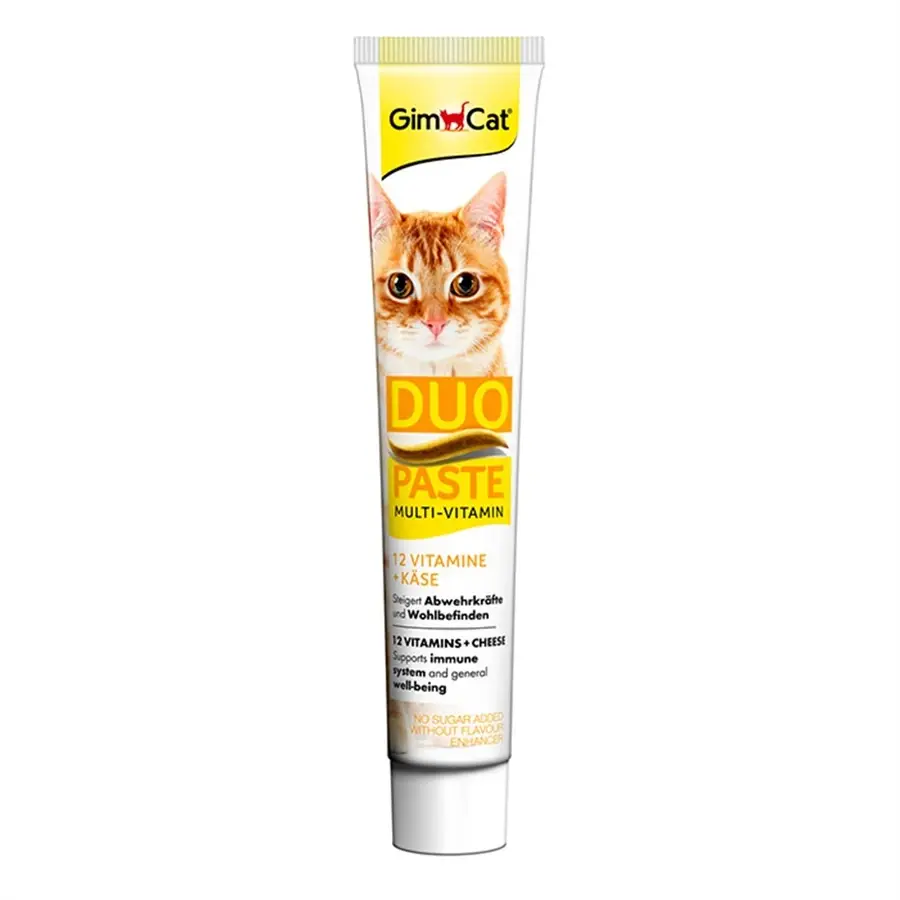 GimCat Multi-Vitamin Duo Paste Peynir+12 Vitaminli 50gr