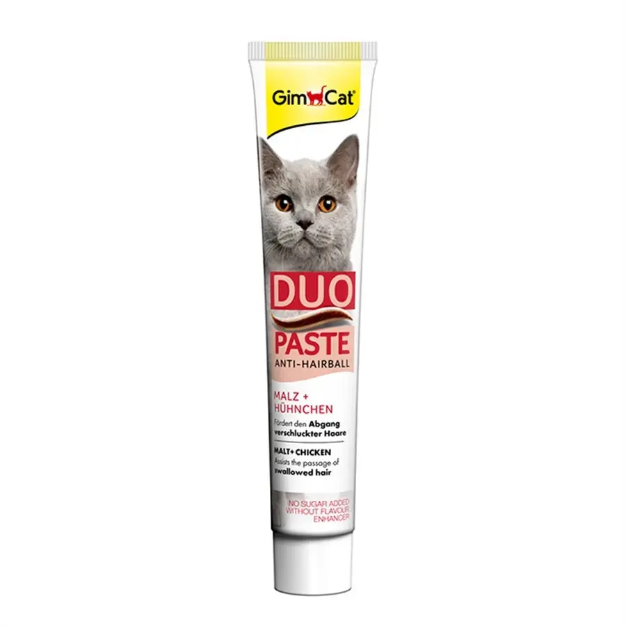 GimCat Anti-Hairball Duo Paste Tavuk + Malt 50gr