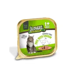 Jungle Tavuklu Ezme Yetişkin Kedi Konservesi 100gr