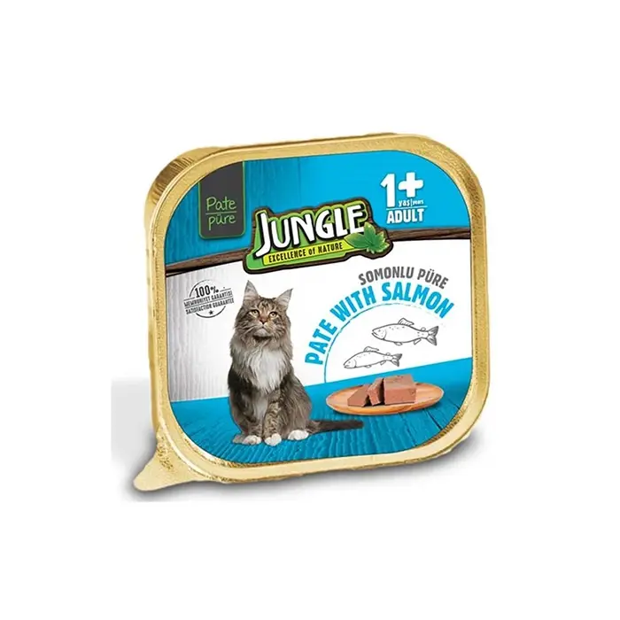 Jungle Balıklı Yetişkin Kedi Konservesi 100 gr