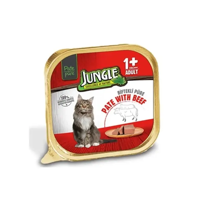 Jungle Dana Etli Ezme Yetişkin Kedi Konservesi 100gr