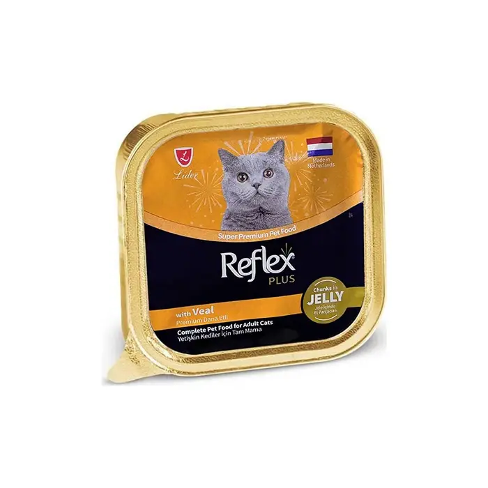 Reflex Plus Jelly Dana Etli Parçacıklı Yaş Kedi Maması 85gr