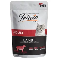Felicia Tahılsız Kuzu Etli Yetişkin Kedi Yaş Maması 85 gr