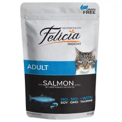Felicia Tahılsız Somon Balıklı Yetişkin Kedi Yaş Maması 85 gr