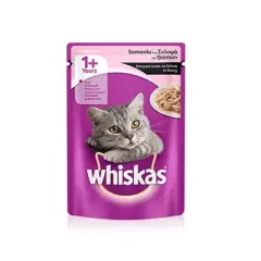 Whiskas Pouch Somon Balıklı Yaş Kedi Maması 100 g