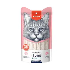 Wanpy Ton Balıklı ve Karidesli Krema Kedi Ödülü 25x14grv