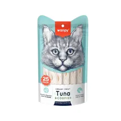 Wanpy Ton ve Morina Balıklı Krema Kedi Ödülü 25x14gr