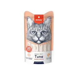 Wanpy Ton Balıklı ve Somonlu Krema Kedi Ödülü 25x14gr