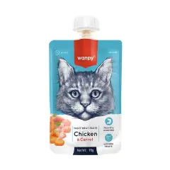 Wanpy Taze Tavuklu-Havuçlu Kedi Et Ezmesi 90 gr