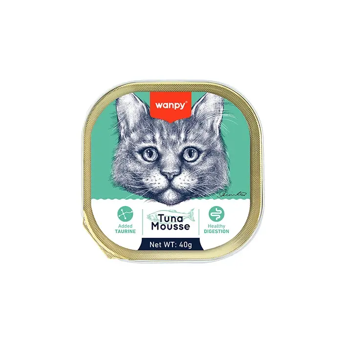 Wanpy Alutray Ton Balıklı Yaş Kedi Maması 6x40gr