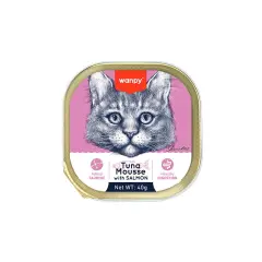 Wanpy Alutray Ton Balıklı ve Somonlu Yaş Kedi Maması 6x40gr