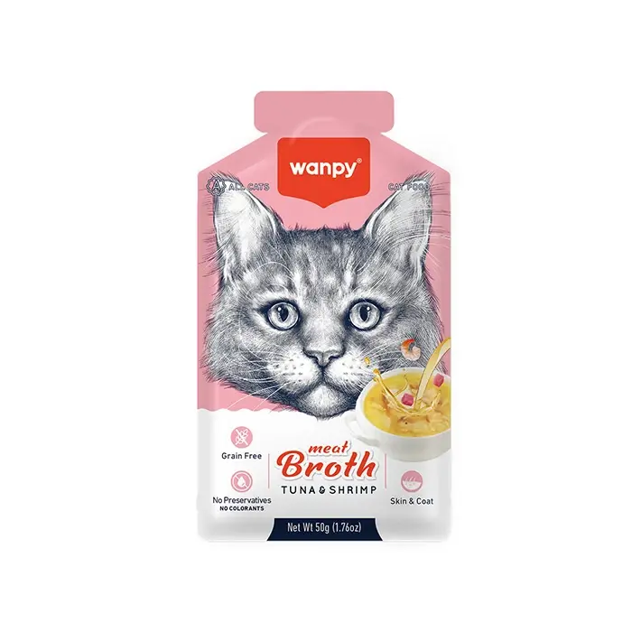Wanpy Karidesli Ton Balıklı Kedi Çorbası 50gr