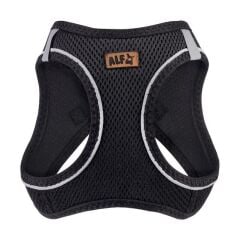 AlfDog Airmesh Göğüs Tasması XS (SİYAH)