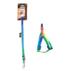 DOGLİFE GÖKKUŞAĞI GÖĞÜS TASMASI+GEZDİRME 1CM-202494