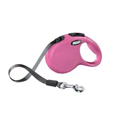 Flexi New Classic Otomatik Pembe Şerit Gezdirme Xsmall 3 Metre