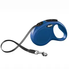 Flexi New Classic Otomatik Mavi Şerit Gezdirme Small 5 Metre