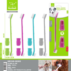 Nunbell Kedi Köpek Diş Fırçası+ Parmak Diş Fırçası Set-600-1306
