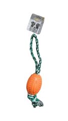 202817-DOGLİFE KÖPEKLER İÇİN KAUÇUK İPLİ BALL OYUNCAK