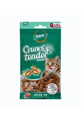Gnawlers Crunchy Tavuklu ve Sütlü Prebiotik Destekli Kedi Ödül Maması 65gr