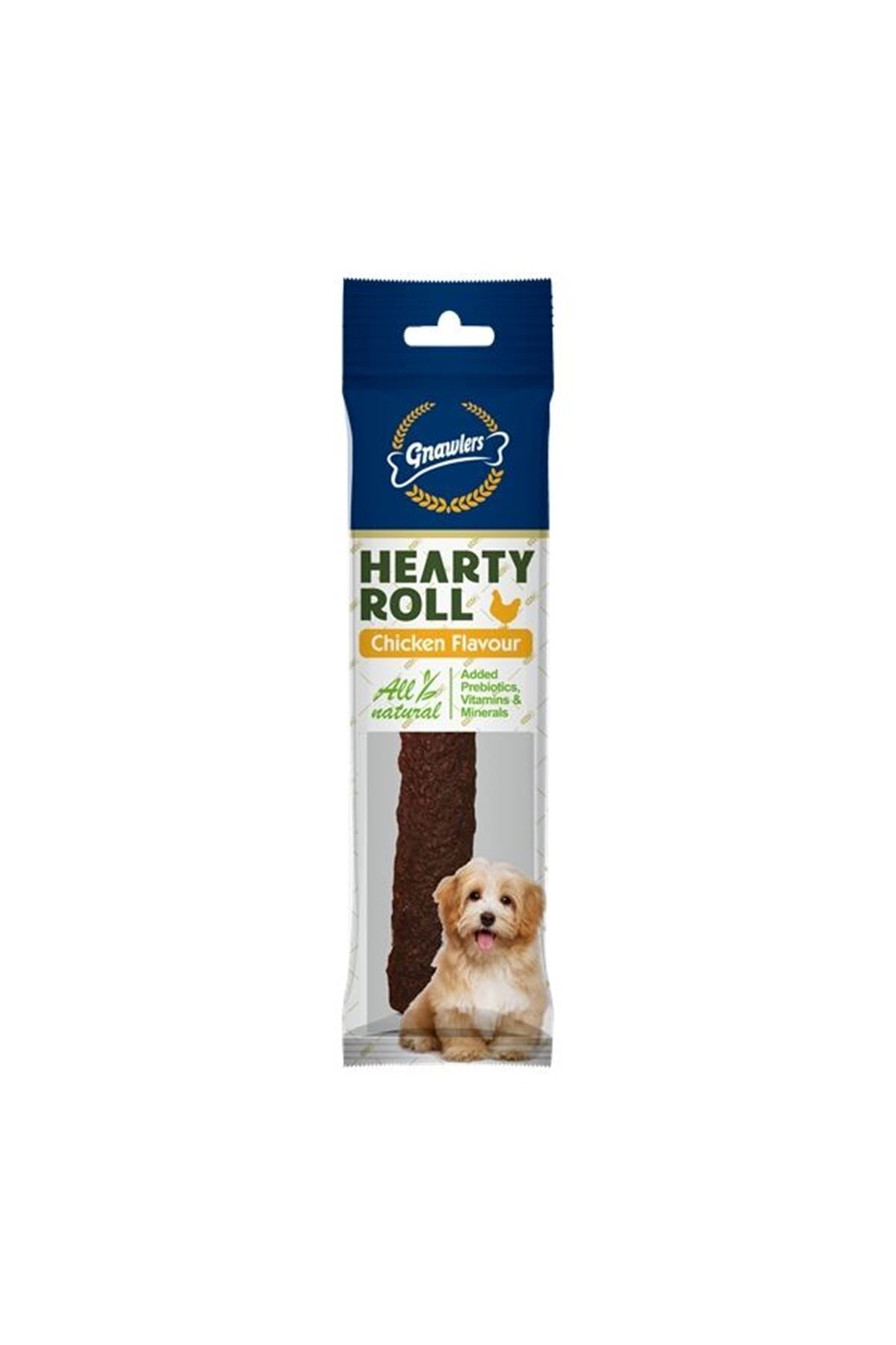 Gnawlers Hearty Roll Doğal Kolajen Tavuklu Köpek Ödül Kemiği 11.5cm 40gr