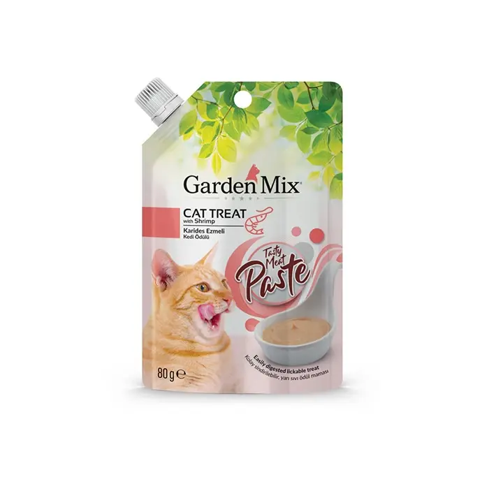 Garden Mix Paste Tavuklu-Karides Ezmeli Sıvı Kedi Ödülü 80gr