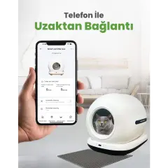 Electron Yeni Nesil Akıllı Otomatik Kedi Tuvaleti