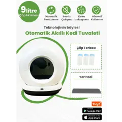 Electron Yeni Nesil Akıllı Otomatik Kedi Tuvaleti