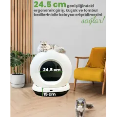 Electron Yeni Nesil Akıllı Otomatik Kedi Tuvaleti