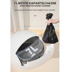 Otomatik Kedi Tuvaleti 2. Nesil Smart Pro Akıllı Otomatik Kedi App Kontrol , Uv Temizleme (2025)