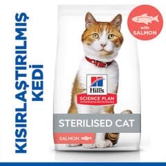 Hills Sterilised Kısırlaştırılmış Somonlu Kedi Maması 1,5 Kg