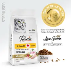 Felicia Az Tahıllı HypoAllergenic Tavuklu Kısırlaştırılmış Kedi Maması 2 Kg