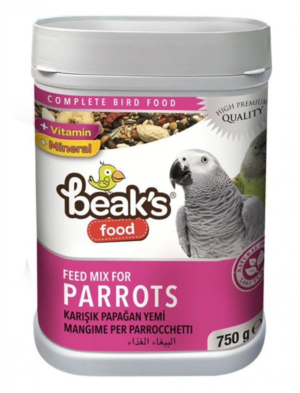 Beak's Papağan Yemi 750 Gr